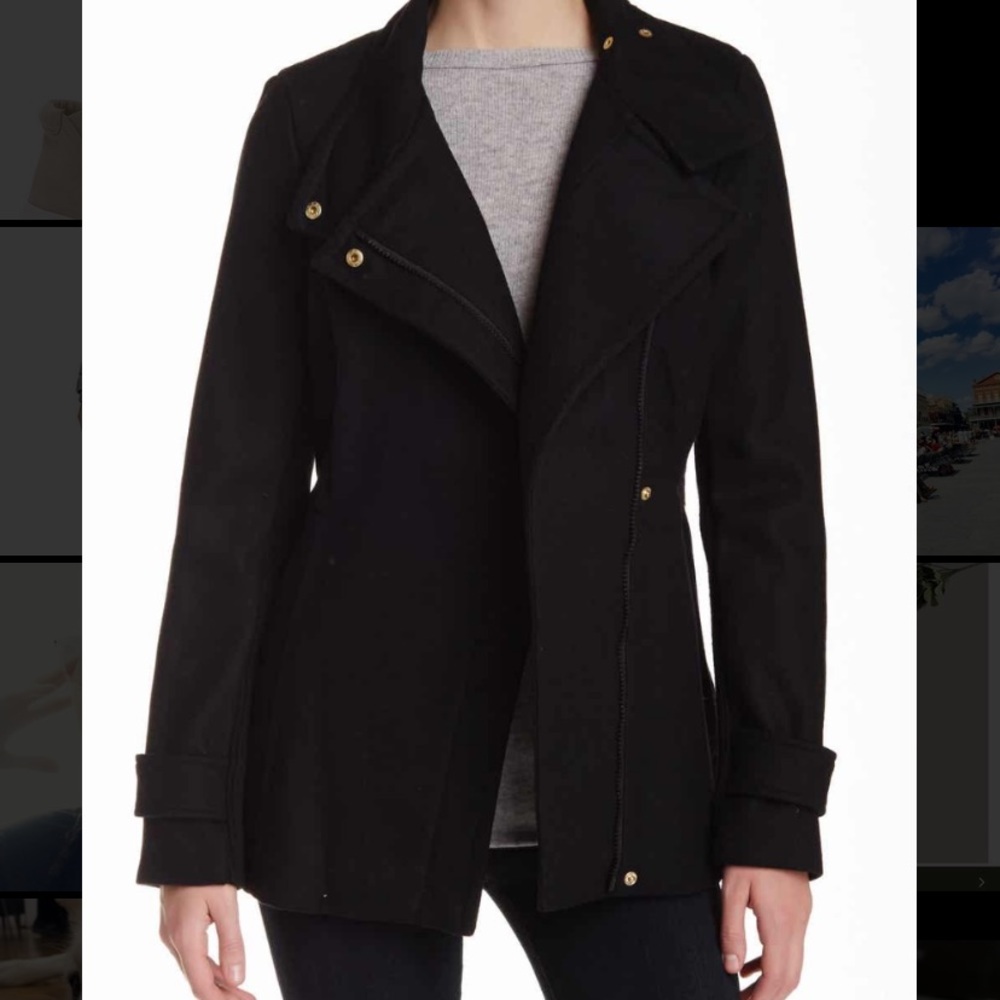RachelRoy | Size: S | Belted Wool Blend ZIP Jacket